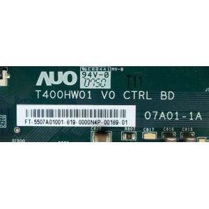 T-CON / SAMSUNG 55.07A01.001 / 5507A01001 / T400HW01 V0 / 07A01-1A / MODELO LE40M87BDX/XEU	